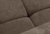 LIGULA Nowoczesna sofa rozkładana w tkaninie szenilowej brązowy brązowy - zdjęcie 10