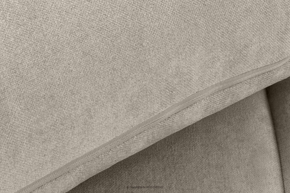 LIGULA Nowoczesna sofa rozkładana w tkaninie szenilowej szarobeżowy szarobeżowy - zdjęcie 8