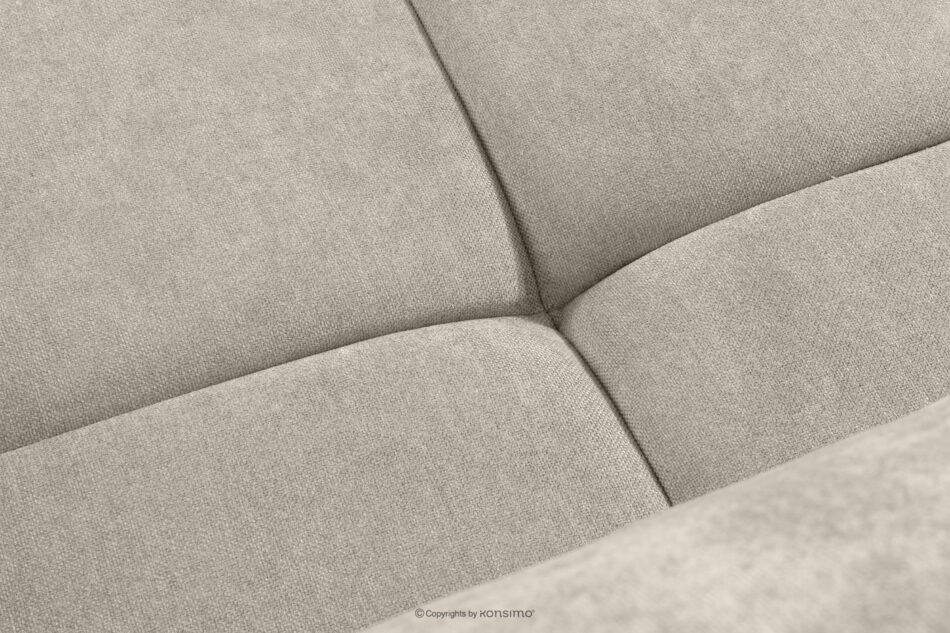 LIGULA Nowoczesna sofa rozkładana w tkaninie szenilowej szarobeżowy szarobeżowy - zdjęcie 9