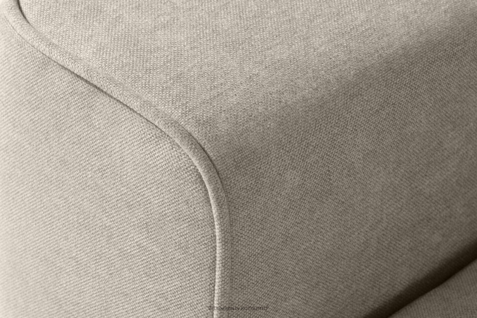 LIGULA Nowoczesna sofa rozkładana w tkaninie szenilowej szarobeżowy szarobeżowy - zdjęcie 10