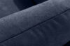 LIGULA Nowoczesna sofa rozkładana w tkaninie szenilowej granatowy granatowy - zdjęcie 8