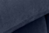 LIGULA Nowoczesna sofa rozkładana w tkaninie szenilowej granatowy granatowy - zdjęcie 9
