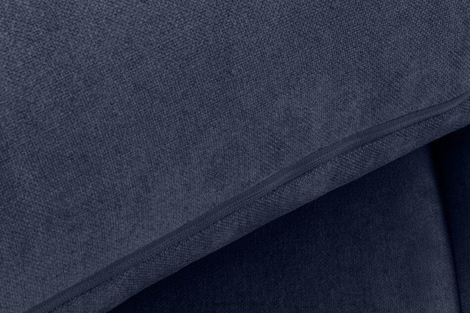 LIGULA Nowoczesna sofa rozkładana w tkaninie szenilowej granatowy granatowy - zdjęcie 8