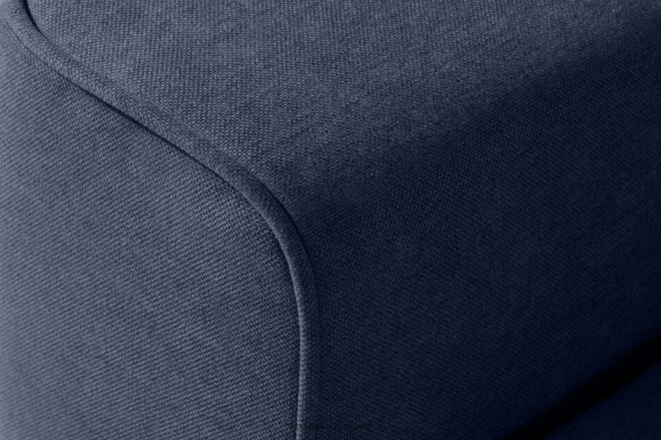 LIGULA Nowoczesna sofa rozkładana w tkaninie szenilowej granatowy granatowy - zdjęcie 10