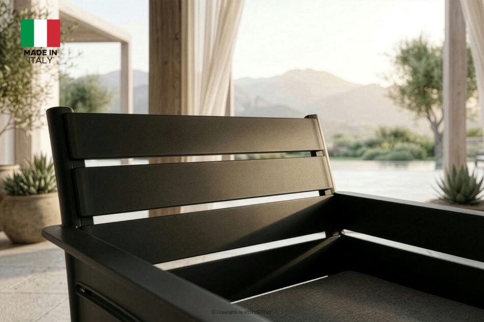 MITTU Zestaw mebli ogrodowych polipropylen 2x krzesło, stolik kawowy antracytowy/szary antracytowy/szary - zdjęcie 25