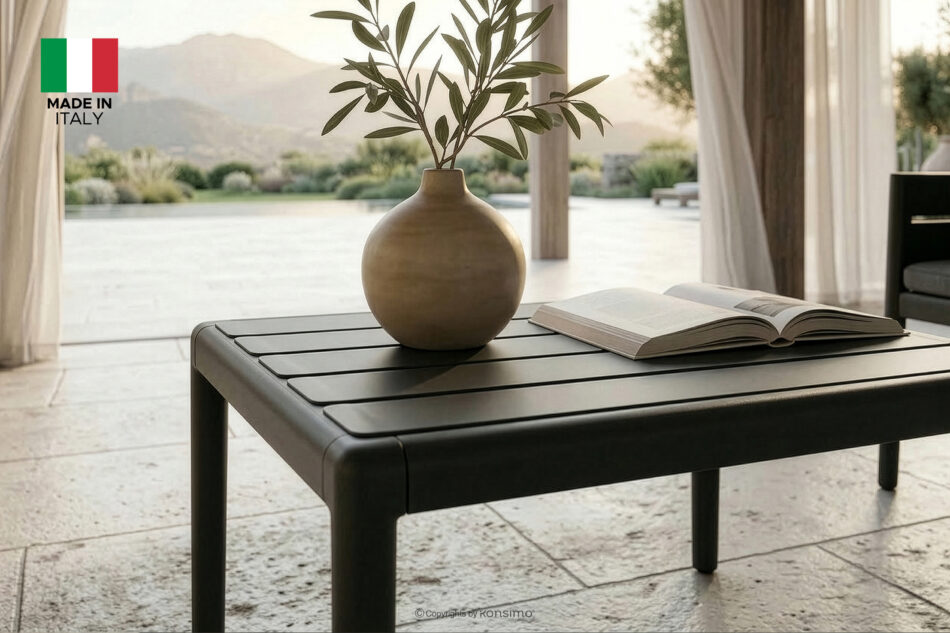 MITTU Zestaw mebli ogrodowych polipropylen sofa, 2x krzesło, stolik kawowy antracytowy/szary antracytowy/szary - zdjęcie 30