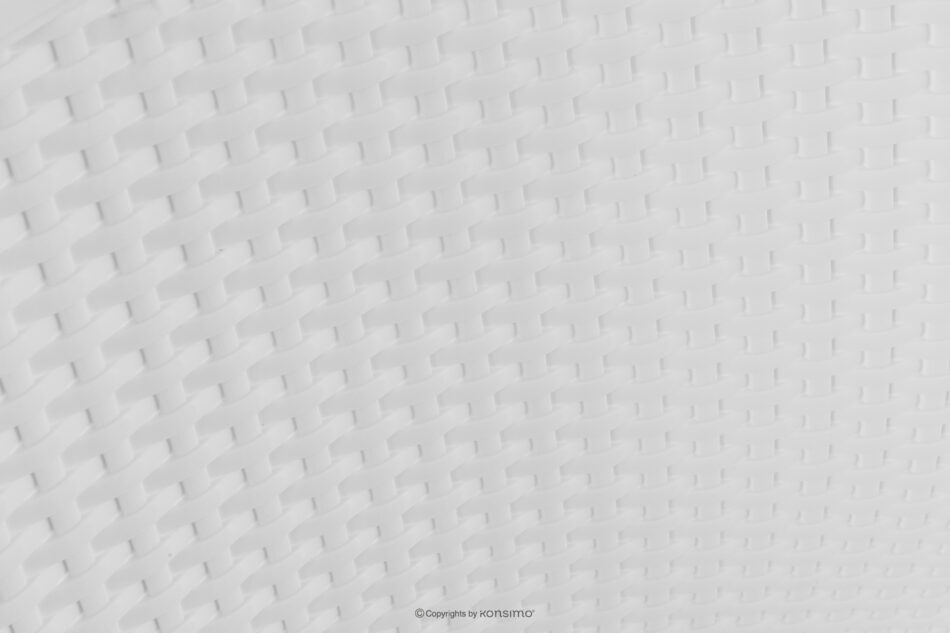 RANTU Krzesło ogrodowe z podłokietnikami polipropylen 2 szt. biały biały - zdjęcie 7