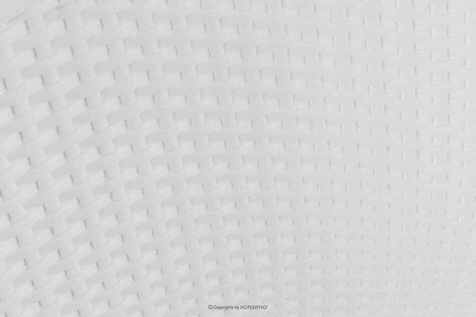 RANTU Krzesło ogrodowe z polipropylenu 4 szt. biały biały - zdjęcie 7