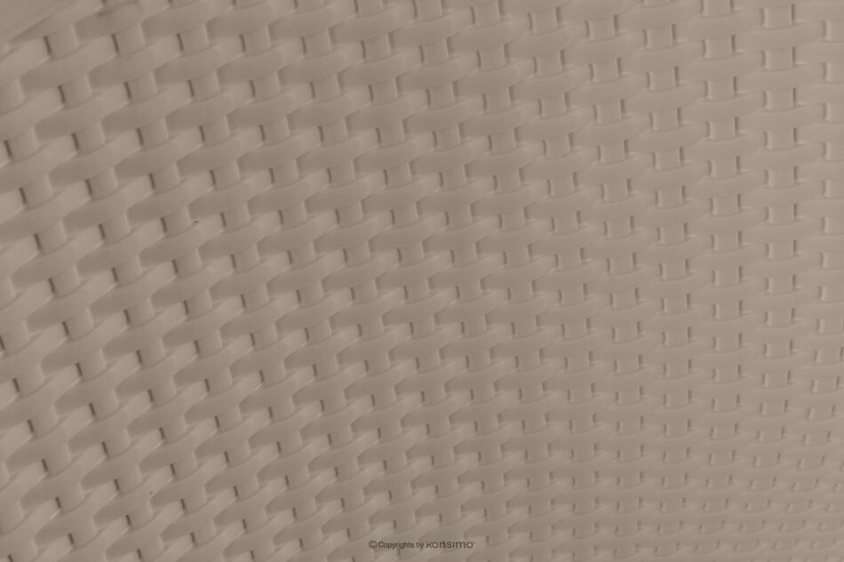 RANTU Krzesło ogrodowe z polipropylenu 4 szt. beżowy beżowy - zdjęcie 7