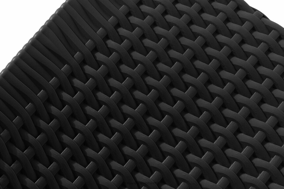 ETULI Nowoczesne krzesło ogrodowe z polipropylenu 2 szt. antracytowy antracytowy - zdjęcie 8