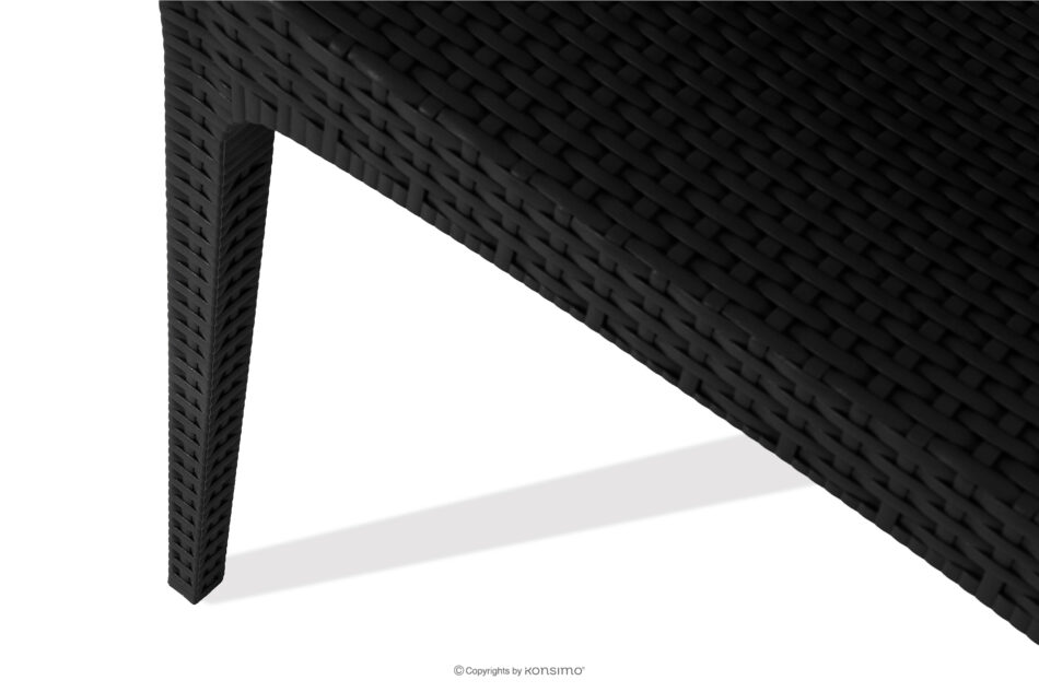 ETULI Nowoczesne krzesło ogrodowe z podłokietnikiem polipropylen 4 szt. antracytowy antracytowy - zdjęcie 14