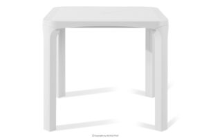 LEOPSI, https://konsimo.pl/kolekcja/leopsi/ Stół ogrodowy z polipropylenu 80 x 80 biały biały - zdjęcie