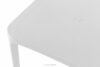 LEOPSI Stół ogrodowy z polipropylenu 80 x 80 biały biały - zdjęcie 5