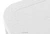 LEOPSI Stół ogrodowy z polipropylenu 80 x 80 biały biały - zdjęcie 8