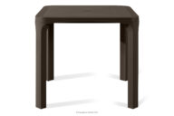 Stół ogrodowy z polipropylenu 80 x 80 brązowy