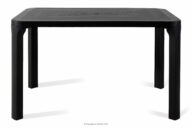 Stół ogrodowy z polipropylenu 120 x 80 antracytowy