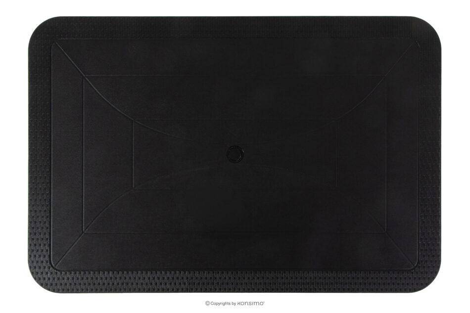 LEOPSI Stół ogrodowy z polipropylenu 120 x 80 antracytowy antracytowy - zdjęcie 4