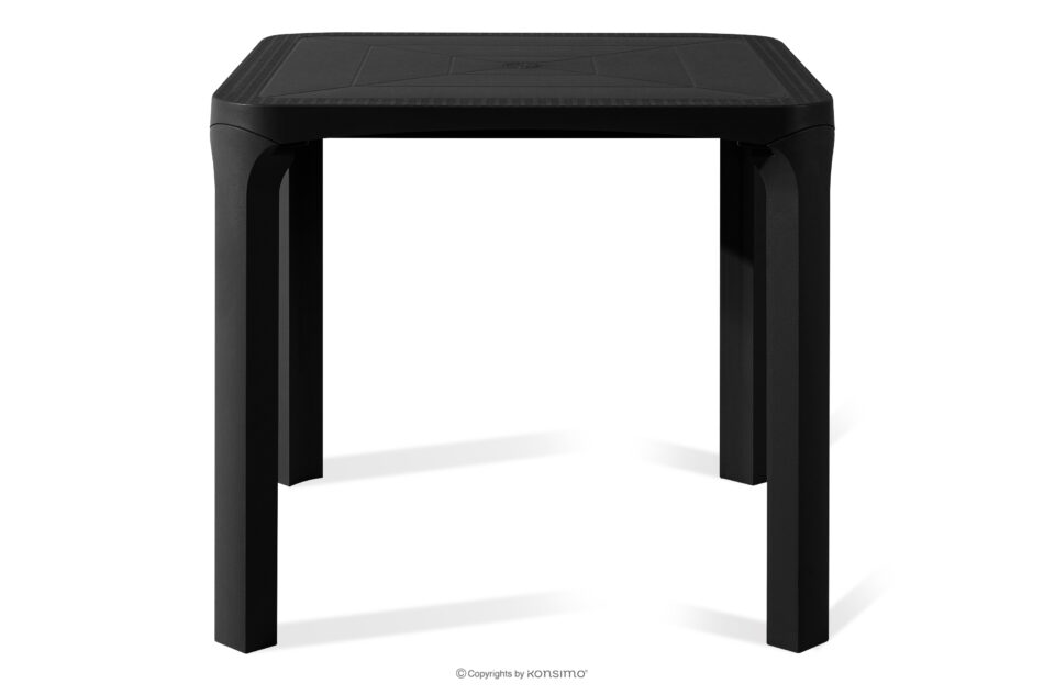 LEOPSI Zestaw mebli ogrodowych stół z krzesłami 4 szt. antracytowy antracytowy - zdjęcie 16