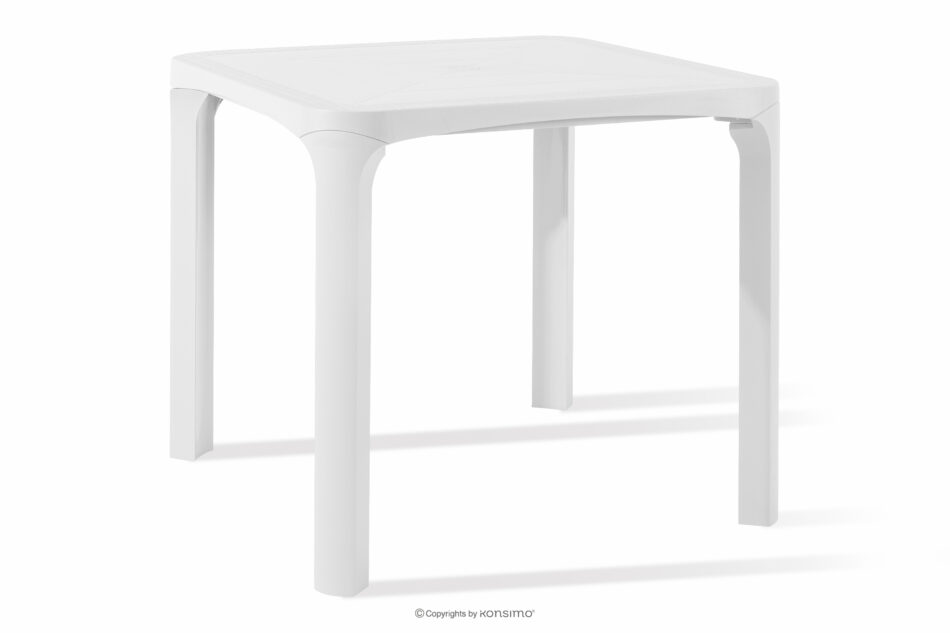 LEOPSI Zestaw mebli ogrodowych stół z krzesłami 4 szt. biały biały - zdjęcie 17