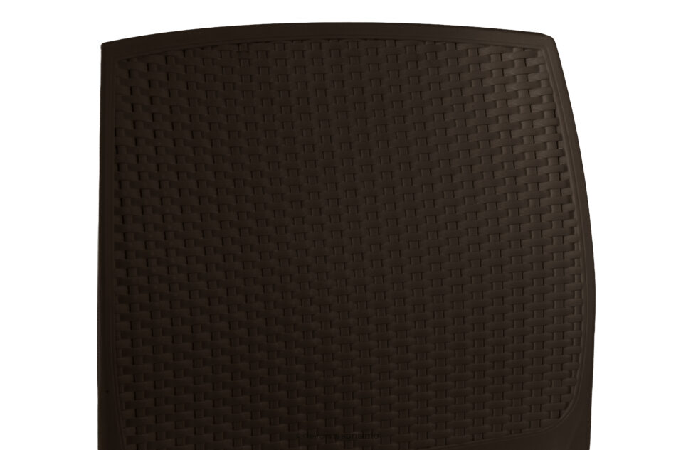 LEOPSI Zestaw mebli na taras stół z krzesłami 4 szt. brązowy brązowy - zdjęcie 10