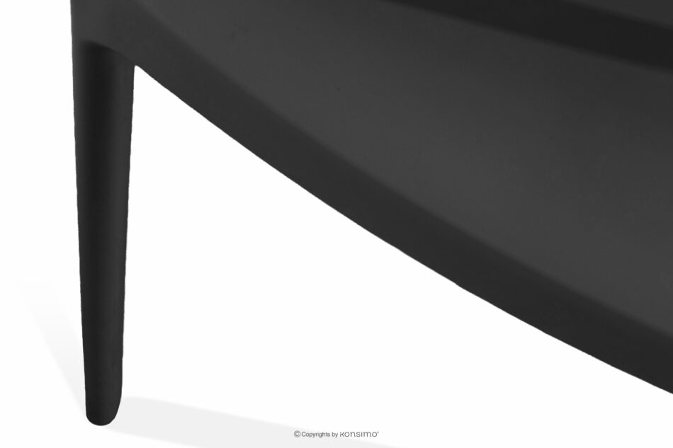 LEOPSI Stół z krzesłami na ogród z polipropylenu antracytowy antracytowy - zdjęcie 13