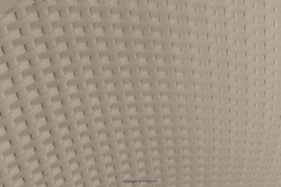 LEOPSI Stół z krzesłami na taras z polipropylenu beżowy beżowy - zdjęcie 8