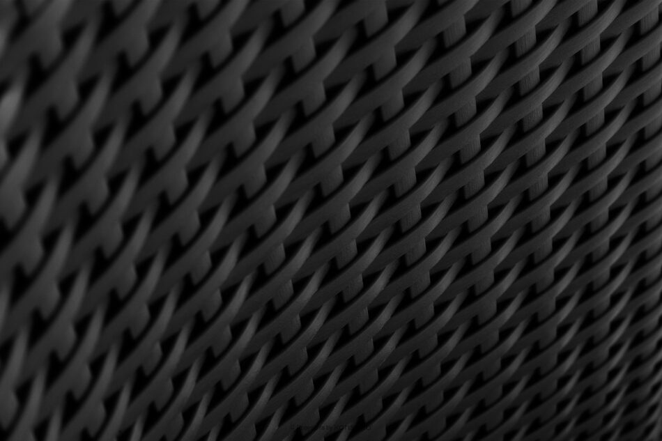 LEOPSI Stół z krzesłami 4 szt. na ogród z polipropulenu antracytowy antracytowy - zdjęcie 8