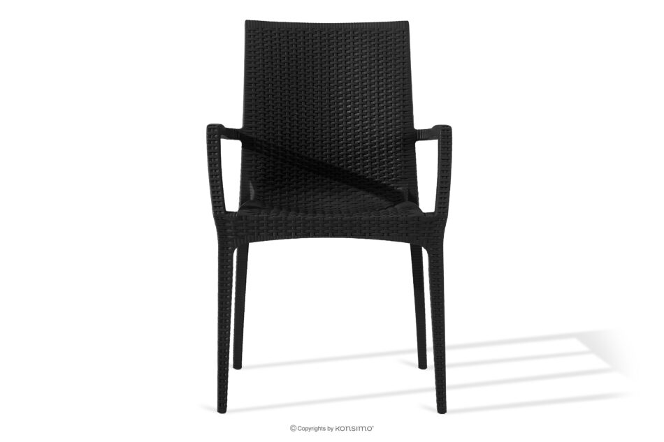 LEOPSI Stół i krzesła na balkon polipropylen antracytowy antracytowy - zdjęcie 3