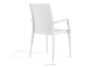 LEOPSI Stół i krzesła na taras polipropylen biały biały - zdjęcie 7