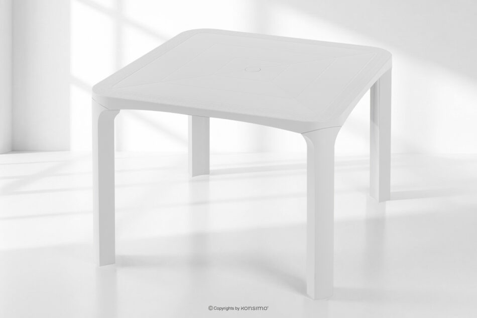 LEOPSI Stół i krzesła na taras polipropylen biały biały - zdjęcie 29