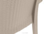 LEOPSI Stół i krzesła na ogród polipropylen beżowy beżowy - zdjęcie 14