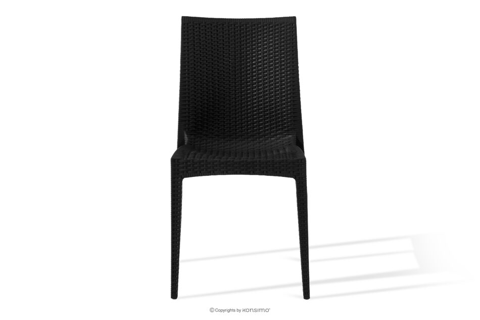 LEOPSI Stół i krzesła 6 szt. polipropylen antracytowy antracytowy - zdjęcie 7