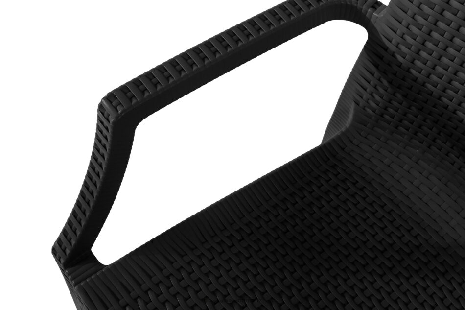 LEOPSI Stół i krzesła 6 szt. polipropylen antracytowy antracytowy - zdjęcie 20