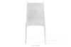 LEOPSI Stół i krzesła 6 szt. polipropylen biały biały - zdjęcie 8
