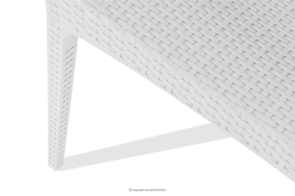 LEOPSI Stół i krzesła 6 szt. polipropylen biały biały - zdjęcie 19