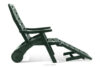 TIDIA Leżak na taras z regulacją oparcia ciemny zielony ciemny zielony - zdjęcie 8
