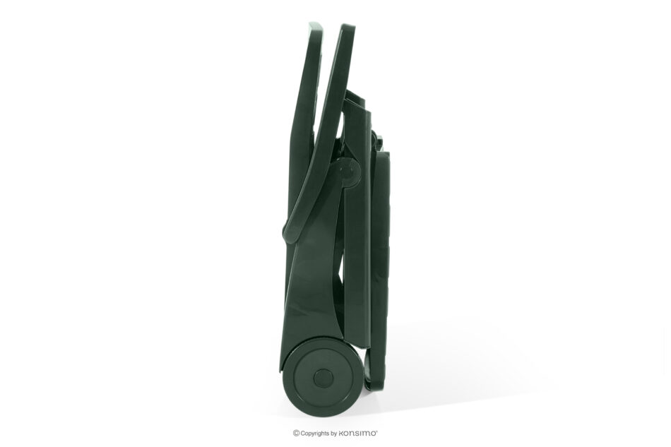 TIDIA Leżak na taras z regulacją oparcia ciemny zielony ciemny zielony - zdjęcie 17