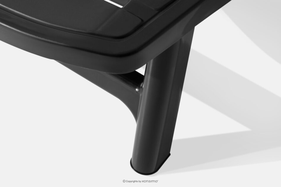 TIDIA Leżak ogrodowy z regulacją oparcia 2 szt. antracytowy antracytowy - zdjęcie 14