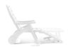 TIDIA Leżak ogrodowy z regulacją oparcia 2 szt. biały biały - zdjęcie 10