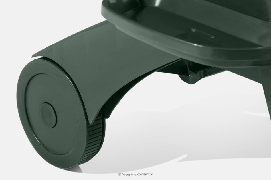 TIDIA Leżak ogrodowy z regulacją oparcia 2 szt. ciemny zielony ciemny zielony - zdjęcie 15