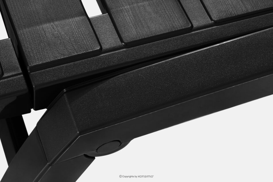 BURRA Leżak na plażę regulowany z uchwytem na napoje antracytowy antracytowy - zdjęcie 11