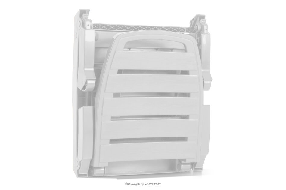 BURRA Leżak na plażę regulowany z uchwytem na napoje biały biały - zdjęcie 17