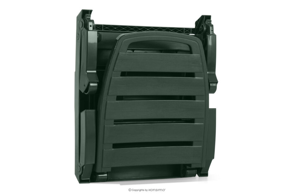 BURRA Leżak na taras regulowany z uchwytem na napoje ciemny zielony ciemny zielony - zdjęcie 17