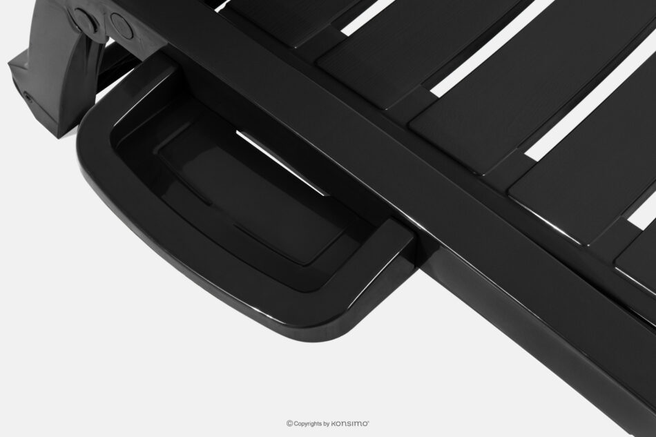 BURRA Leżak ogrodowy regulowany z uchwytem na napoje 2 szt. antracytowy antracytowy - zdjęcie 16