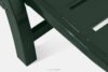 BURRA Leżak ogrodowy regulowany z uchwytem na napoje 2 szt. ciemny zielony ciemny zielony - zdjęcie 13
