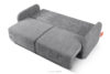CALICO Sofa trzyosobowa zaokrąglony kształt w tkaninie plecionej szary szary - zdjęcie 5