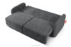 CALICO Sofa trzyosobowa zaokrąglony kształt w tkaninie plecionej ciemny szary ciemny szary - zdjęcie 5