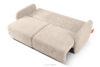 CALICO Sofa trzyosobowa zaokrąglony kształt w tkaninie plecionej ecru ecru - zdjęcie 5