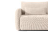 CALICO Sofa trzyosobowa zaokrąglony kształt w tkaninie plecionej ecru ecru - zdjęcie 7