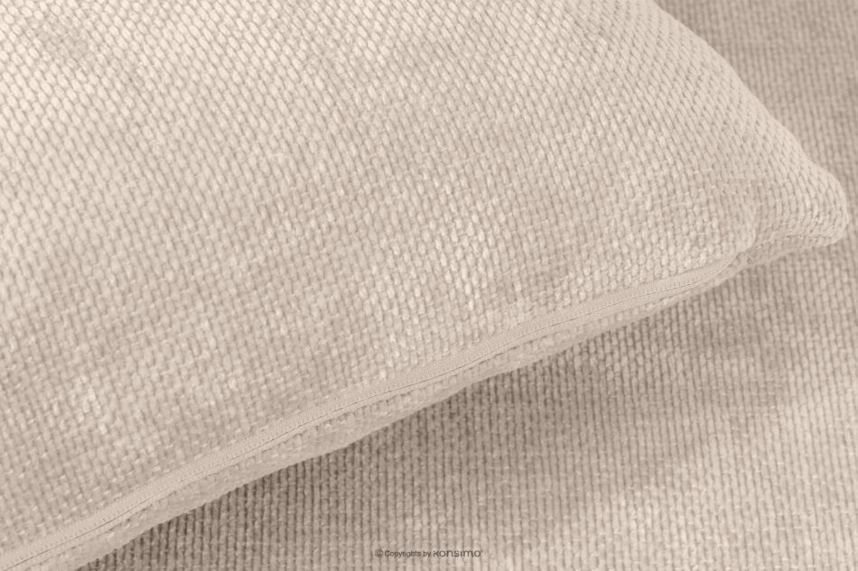 CALICO Sofa trzyosobowa zaokrąglony kształt w tkaninie plecionej ecru ecru - zdjęcie 8